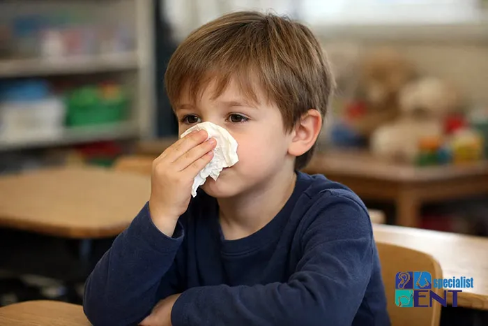 دلیل گرفتگی بینی در کودکان