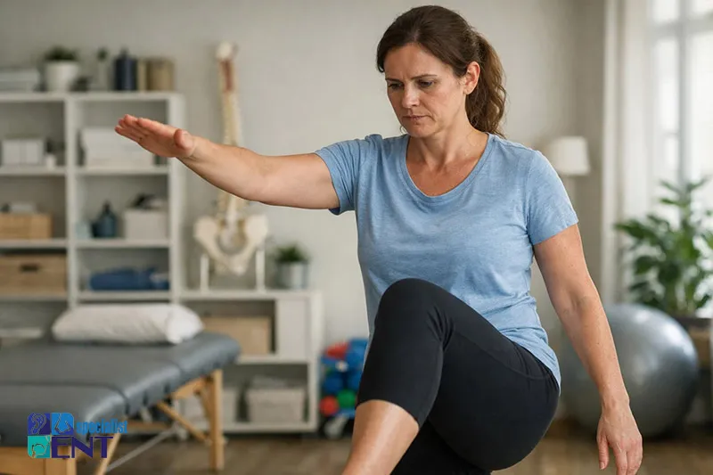 تمرین حفظ تعادل برای سرگیجه