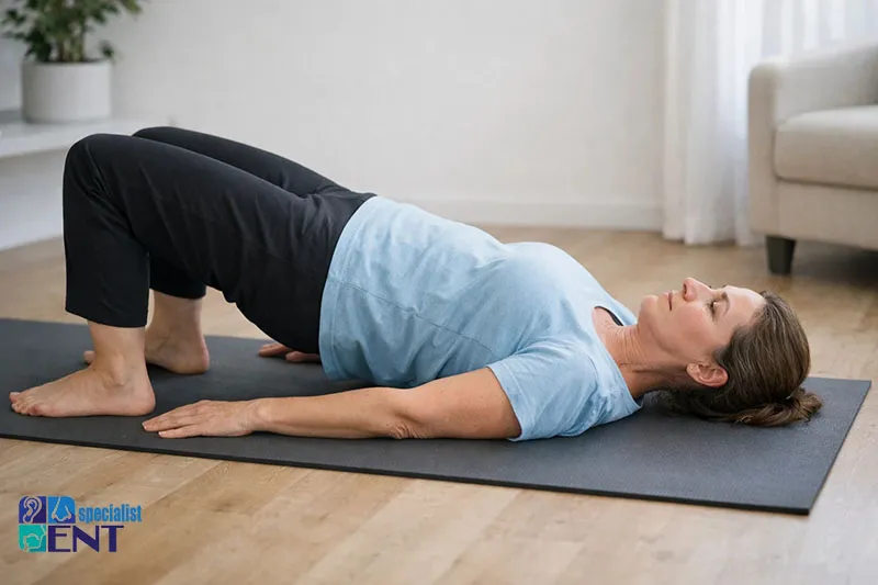 تمرینات لگن و تنه برای سرگیجه